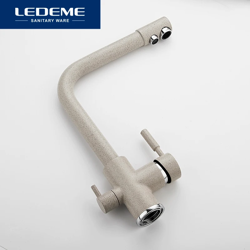 LEDEME Waterfilter краны Кухня смесители питьевой воды фильтр многоцветные кран Раковина