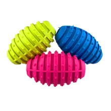 Soft Rubber Chew Ball Dog Toy Ellipse Shape Bite Resistant Tooth Cleaning Training Toy Chew Ball Pet Toys Pet Supplies Soft Rubber Chew Ball Dog Toy Ellipse Shape Bite Resistant Tooth Cleaning Training Toy Chew Ball Pet Toys Pet Supplies