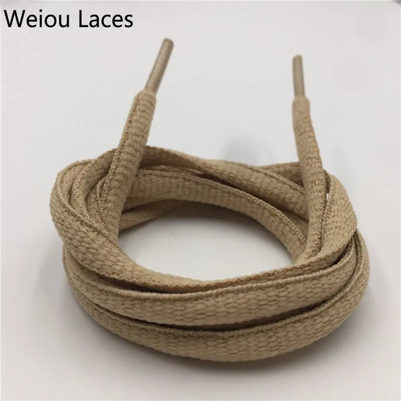Weiou Cool 6 мм прочные овальные шнурки веревка для Спортивная Атлетическая обувь идеальные шнурки для фирменных ботинок рекламные шнурки - Цвет: 2226	Light brown