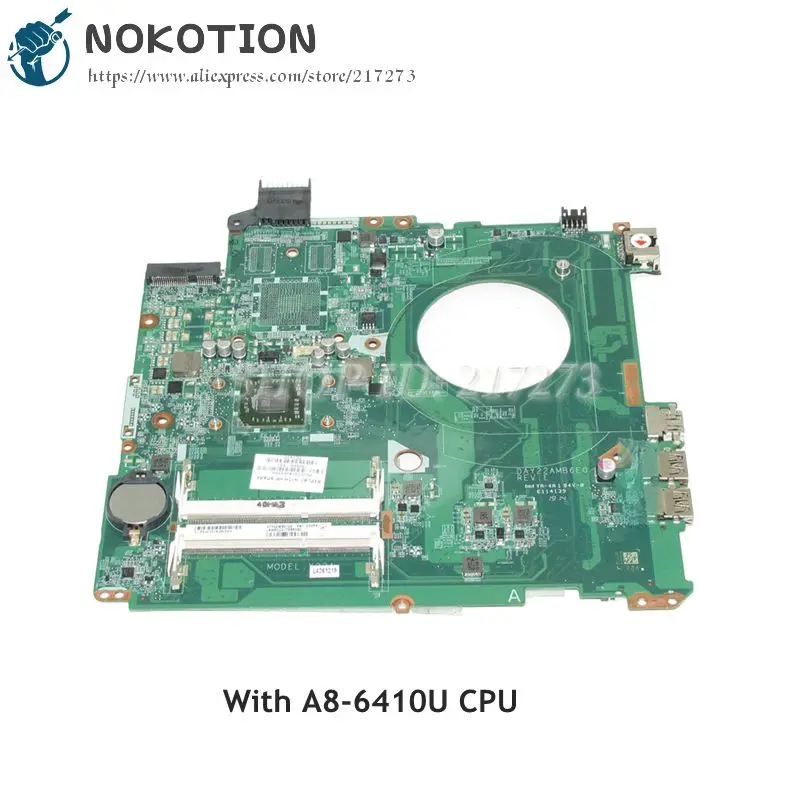 hp pavilion 15-p 778258-501 motherboard mainboard DAY21AMB6D0 A10 CPU working