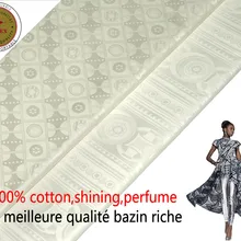 Хлопок африканский Базен Riche ткань молочное кружево Базен Riche Getzner высокое качество морская парча ткань 10 ярдов/лот