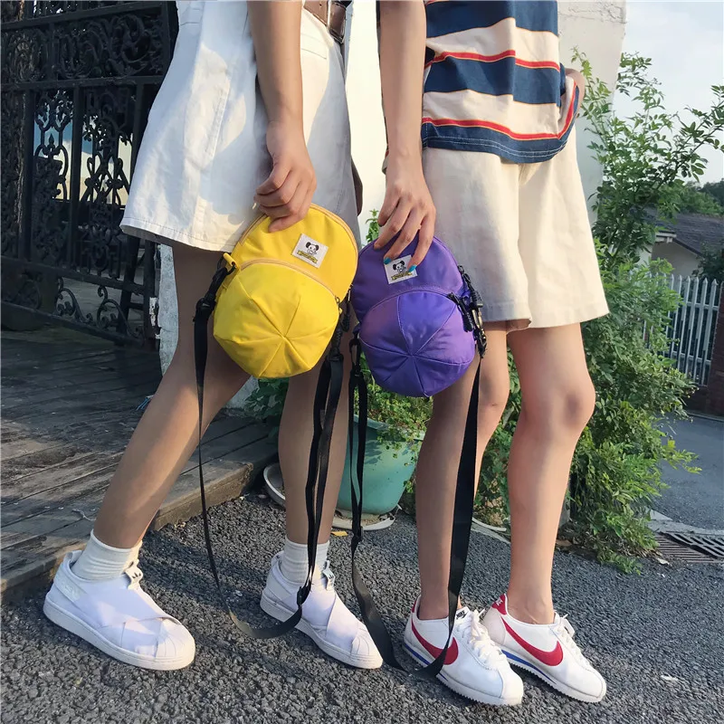 Menghuo New Hot Model Hat Shape Women Nylon Crossbody Bag Cute Handbags Shoulder Bags Creative Lady Messenger Cross body BagsIMG_2414