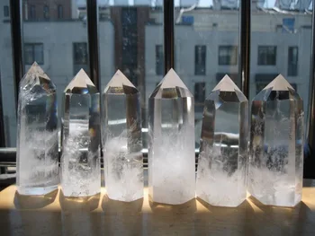 

1240g(2.73lb) NATURAL Clear quartz crystal point healing