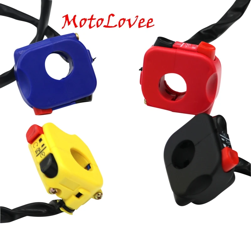 MotoLovee светодиодный светильник на руль мотоцикла 22 мм 7/8&quot|Переключатели для