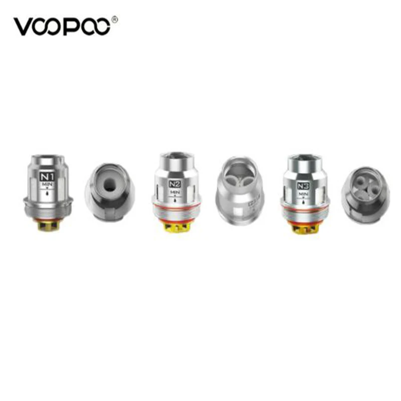 

5pcs/a lot Original VOOPOO Uforce N1 N2 N3 P2 D4 Coil Core Head Fit Voopoo Uforce Tank Voopoo Drag 2 Voopoo Drag mini E Cig