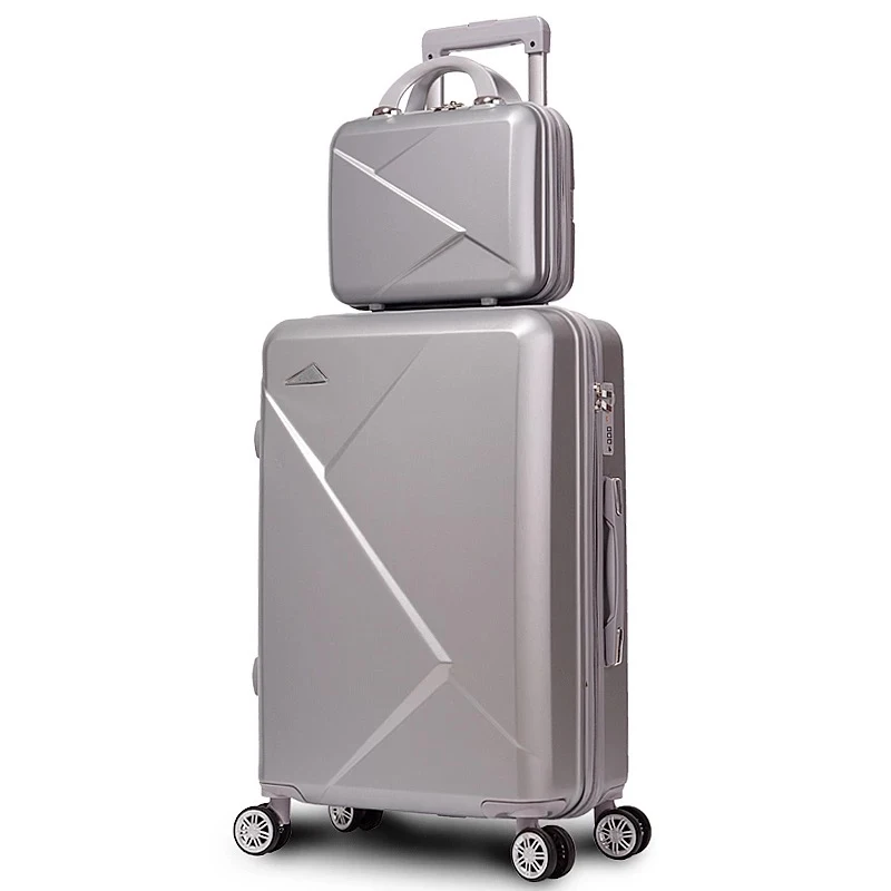 

Korean version match Lovely Cosmetic bag 20/22/24/26/28 inches girl students trolley case Travel luggage woman rolling suitcase