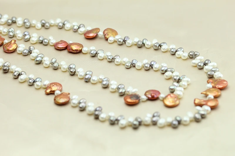 Роскошное Настоящее натуральное ювелирное ожерелье из пресноводного жемчуга, длинное для женщин 190 см-200 см, модное ожерелье с перламутром, сумка для подарков
