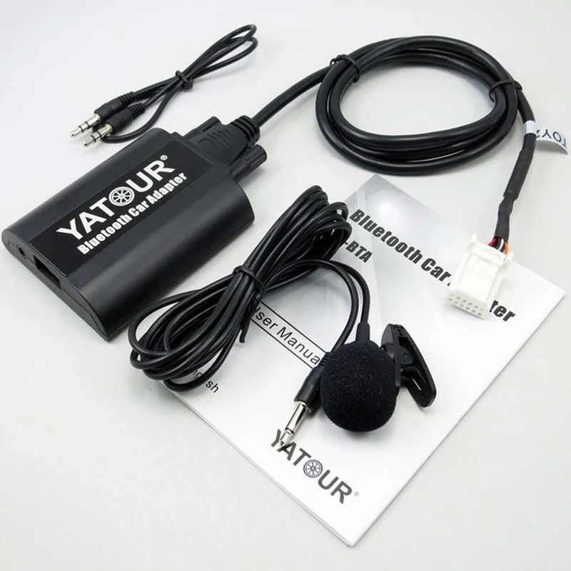 Yatour автомобиля Радио Стерео Bluetooth aux громкой связи динамик телефон Авто адаптер