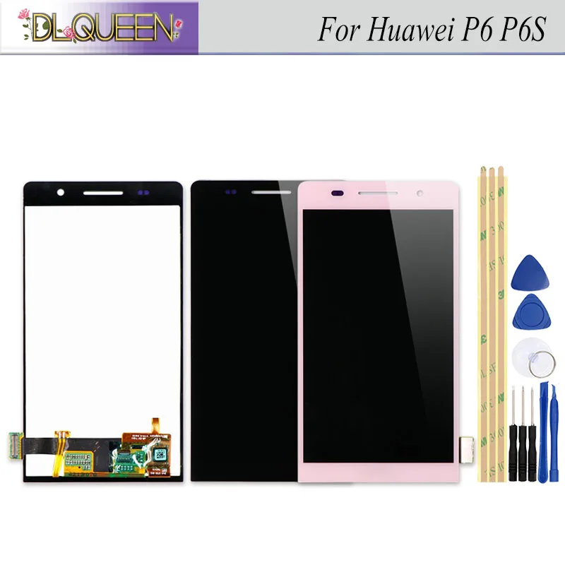 DLQUEEN 5.0'' LCD Display For Huawei P6 P6S Ascend Touch Screen Phone Lcds Digitizer Assembly Replacement Parts+Tools | Мобильные