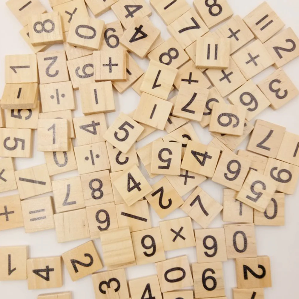 100 шт. деревянная алфавитная плитка ручной работы слово буква набор номер Скрапбукинг Scrabble имя Тадж полный