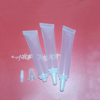 

New 10ml Empty Eye Cream tubes Needle Caps,Clear Plastic Soft Tubes Cosmetic Containers