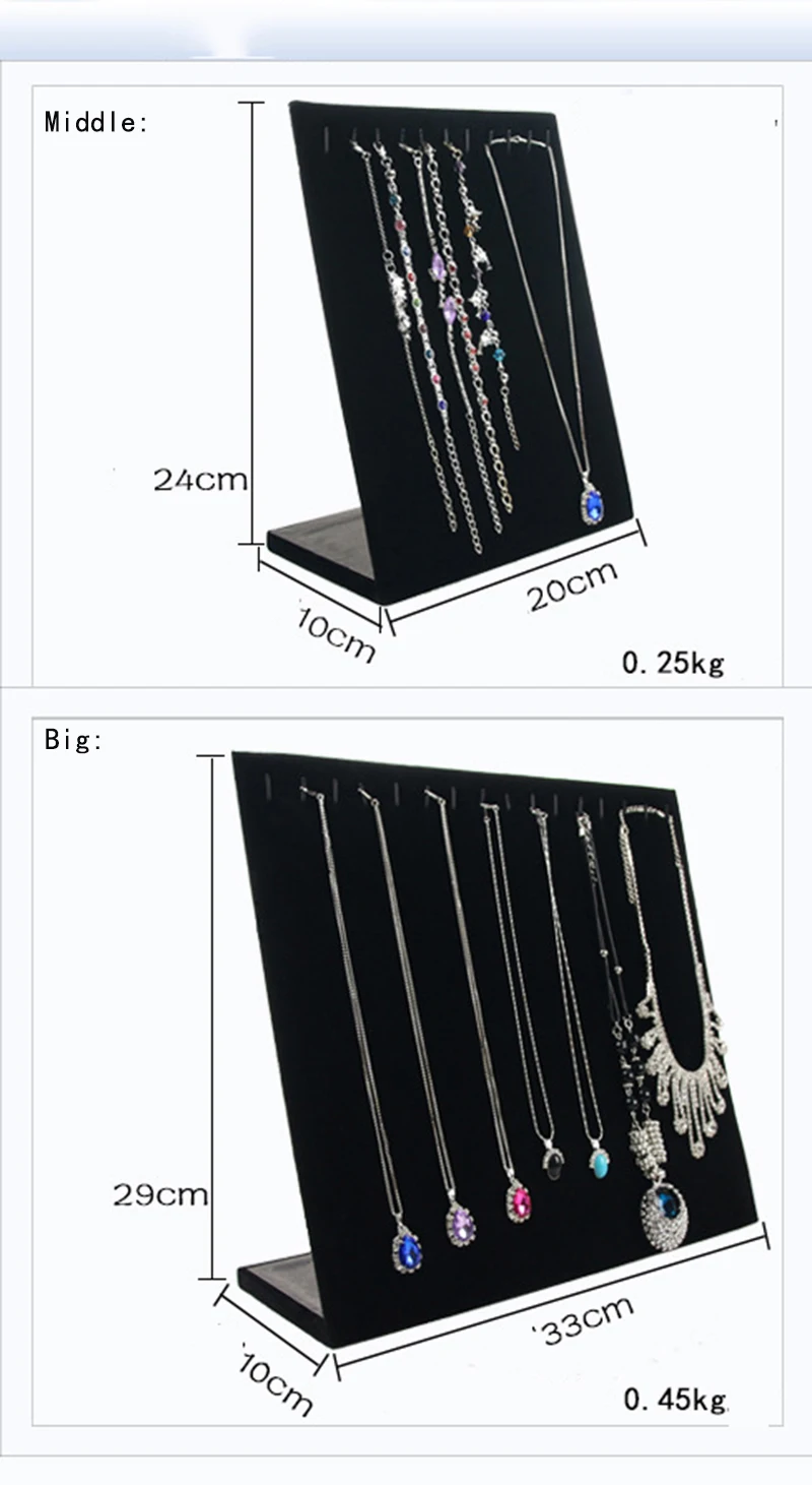 Ожерелье Подвеска Дисплей Стенд для женщин ювелирные изделия Органайзер держатель чехол для хранения браслет дисплей стойка