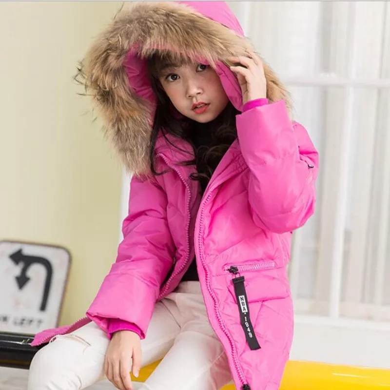 

The children's down jacket is thickened in south Korean version, girl's down jacket raccoon hair. AC13