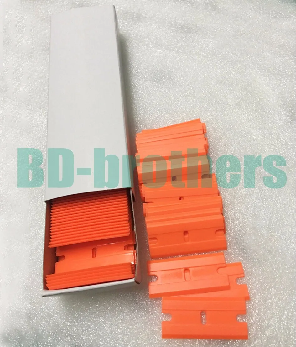 orange plastic blade