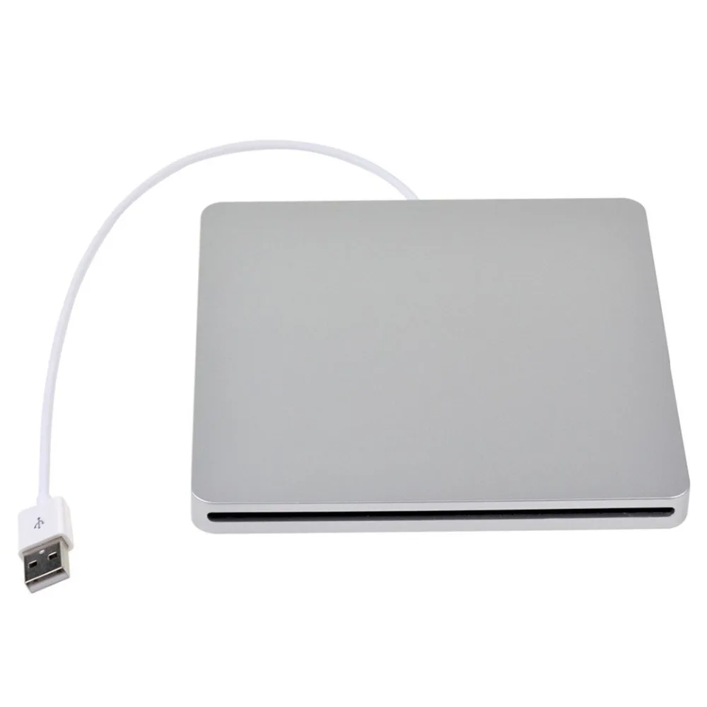 Для Apple Mac Book Pro MacPro MacBookPro компьютер USB 2,0 привод 8X DVD плеер DVD-ROM Combo 24X CD-R горелки внешний тонкий привод