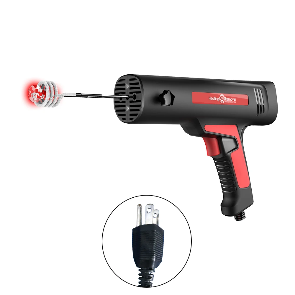 Professional Handheld Induction Heater Quick Release Rusty Screw and Nut Machine Flameless Heating Bolt Remover Repair Tool - Цвет: US plug