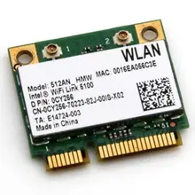 Мини pcie карта для Link Intel 5100 wifi 512AN_MMW 2,4 м 300 ГГц 5 половинная карта, dell asus acer