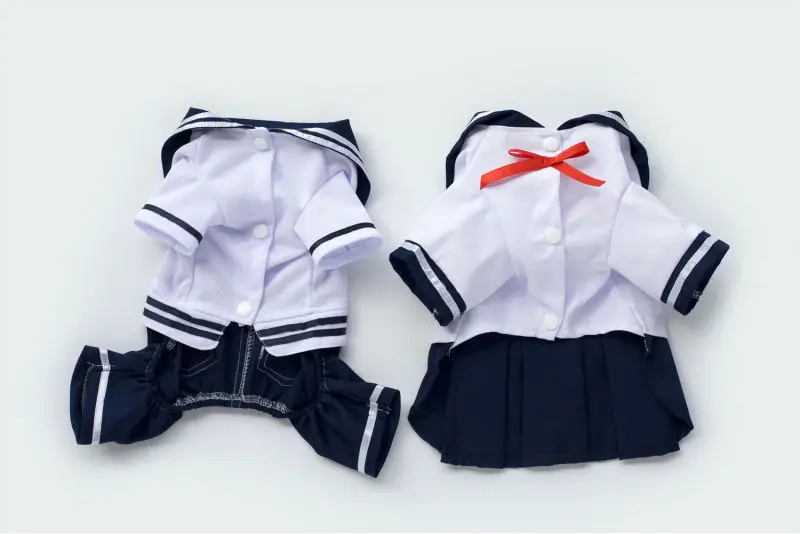 A25_Spring_Summer_Pet_four_legs_Suits_clothes_Navy_Cotton_Puppy_dog_Bib_Jumpsuits_Rompers_pants_dress_Clothes_ (4)