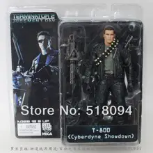 Retail NECA The Terminator 2 T-800 Cyberdyne Showdown PVC Action Figure Toys 18cm Arnold