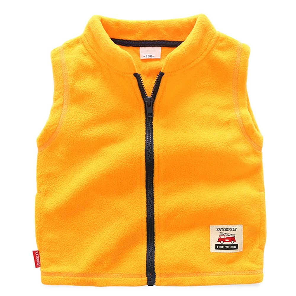 Babyinstar Autumn New Arrival Boy's Casual Vest Sleeveless Zipper Soft Wear Children's Clothing Fleece Kids Waistcost