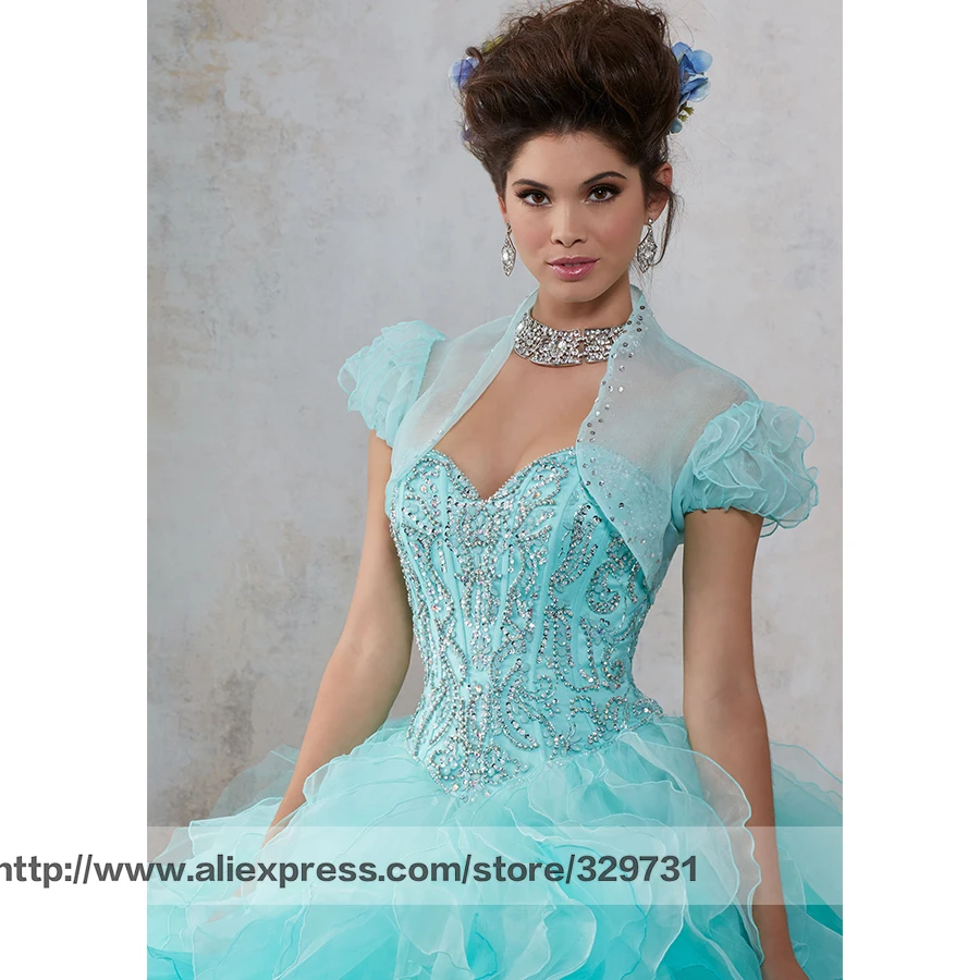 Crystal Teal Ombre Dress
