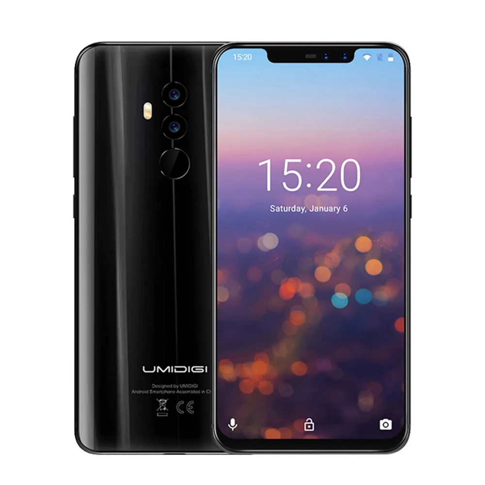 Umidigi Z2 FHD + полный экран 6 ГБ ОЗУ 64 ПЗУ мобильный телефон Helio P23 Octa Core 2 &quotAndroid 8 1 16 Мп