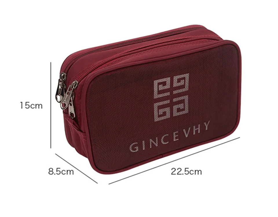Универсальная дорожная сумка для макияжа портативная коллекция make-up bag женские прозрачные экран мойка сумка