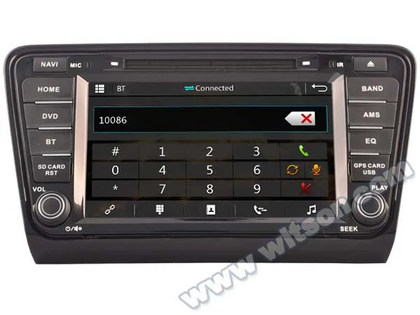 Discount 8" Capacitive Touch Screen Car DVD for Skoda Octavia A7 2013 2014 2015 2016 2017 with Tire Pressure Monitoring System Support 1