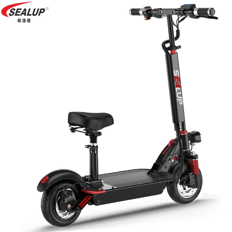 Sale SEALUP Electric  Two-wheel Scooter Adult Folding Mini Electric Bike Electric Bicycle Generation Drive Electric Car Female 4