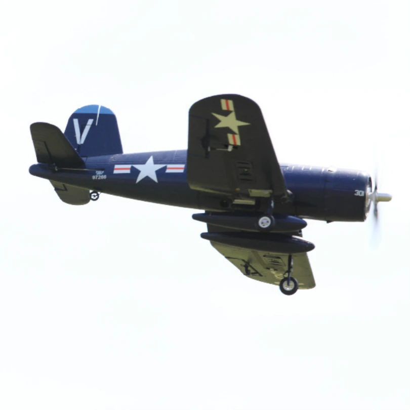 FMS 800 мм Мини F4U Corsair V2 синий 4CH 2S EPO маленький дешевый PNP RC самолет Warbird хобби модель самолет авиация Avion