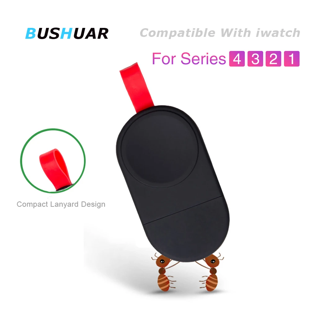 

Mini Portable Wireless Charger for Apple Watch Series 1 2 3 4 Dock Adapter Fast Charging Power Charger Wireless Charging