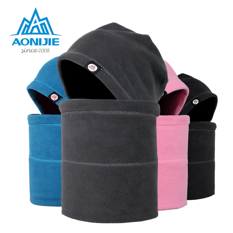 

AONIJIE Thermal Fleece Balaclava Face Cover Ski Cap Adults Double Layered Winter Mask Scarf for Cycling Camping Running