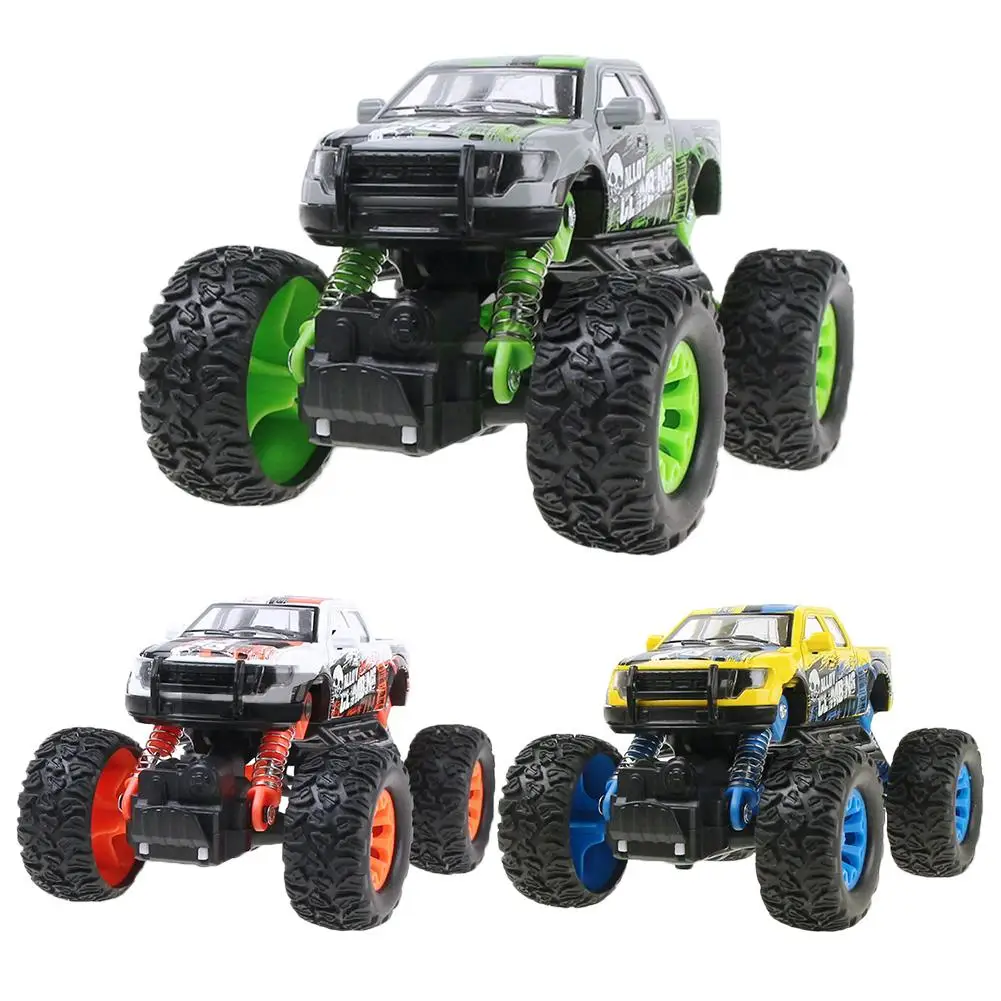 

1:32 Alloy Inertial Four-Wheel Drive Off-Road Vehicle Climbing Car Model Pull Back Car Toy