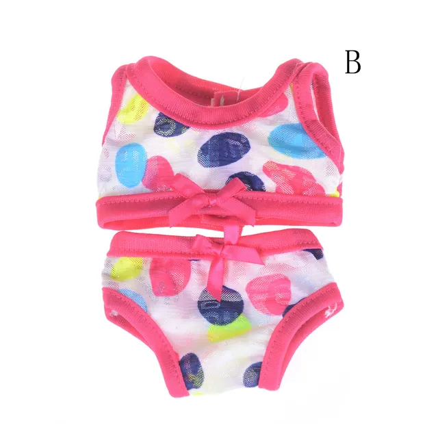 Swimsuit 18Inch Girl Doll Swimsuit Clothes Fit 43cm Baby Doll Underwear