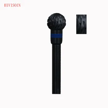 

2Pcs/Lot Ball Shape Cross Cut - Black Zirconia Ceramic Dental Lab Burs - ISO 001 (M) 1518.050