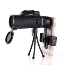 40x55 Монокуляр Телескопы широкий вид Объективы для телефонов телескоп смотреть спортивные концерты путешествий животных наблюдения