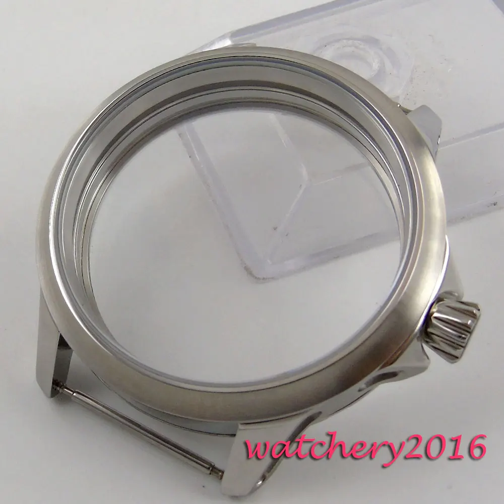 brushed watch case