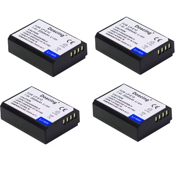 

4Pcs LP-E10 LPE10 Camera Battery for Canon EOS Rebel T3 / 1100D / Kiss X50 and Rebel T5 / 1200D EOS Rebel T6 EOS 1300D Cameras