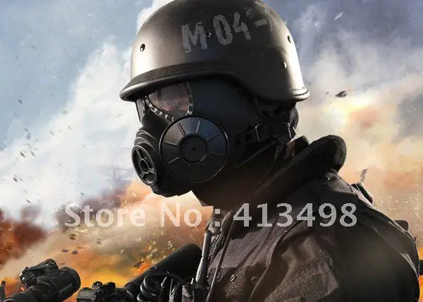 GEN 4 M04 череп ваши ноги не будут потеть и будут дышать противогаз Защита лица/военных игр защитная маска для лица(M04-MK-Sand