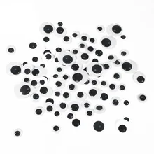 5-40mm tamanho móvel olhos de plástico oscilação googly olhos scrapbooking usado para brinquedo boneca acessórios diy crianças artesanato