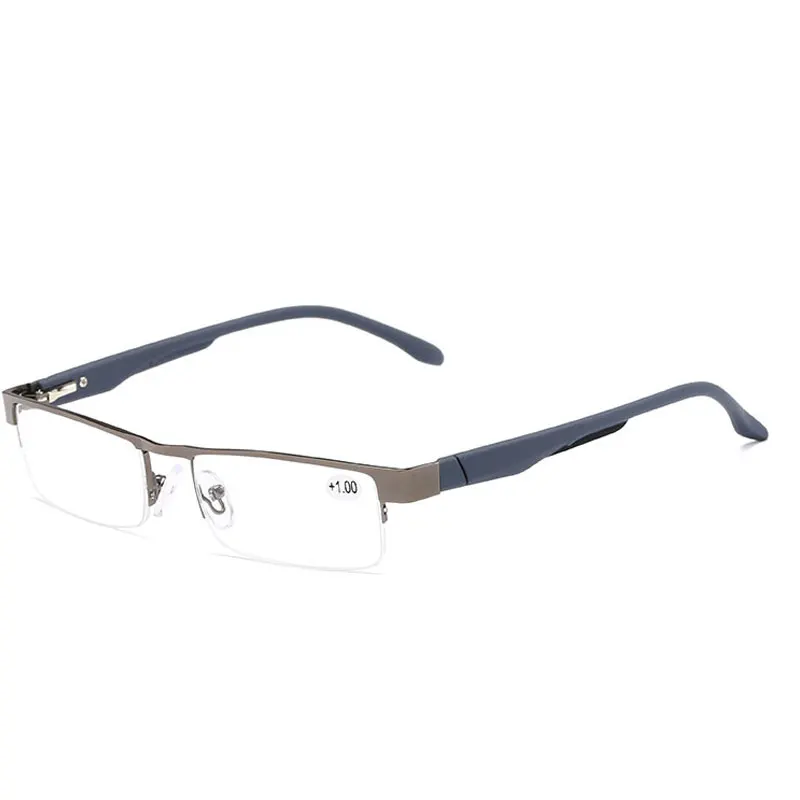 

Men Reading Glasses Alloy Square Frame Hyperopia Prescription Eyeglasses Male Retro Reading Presbyopic Glasses
