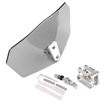 

Windproof Motorcycle Windshield Extension Protector Adjustable Clip On Spoiler Wind Deflector Windscreen For Motorcycle Scooter