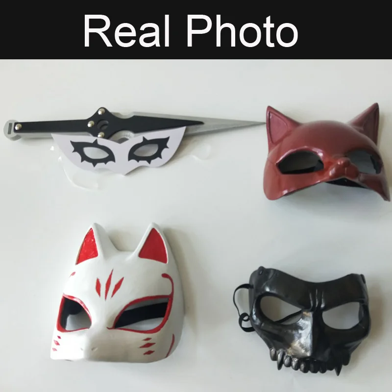 Cosroad Persona 5 Joker маска для глаз Anne Takamaki Пантеры Ryuji Sakamoto Skull Yusuke Kitagawa Косплей
