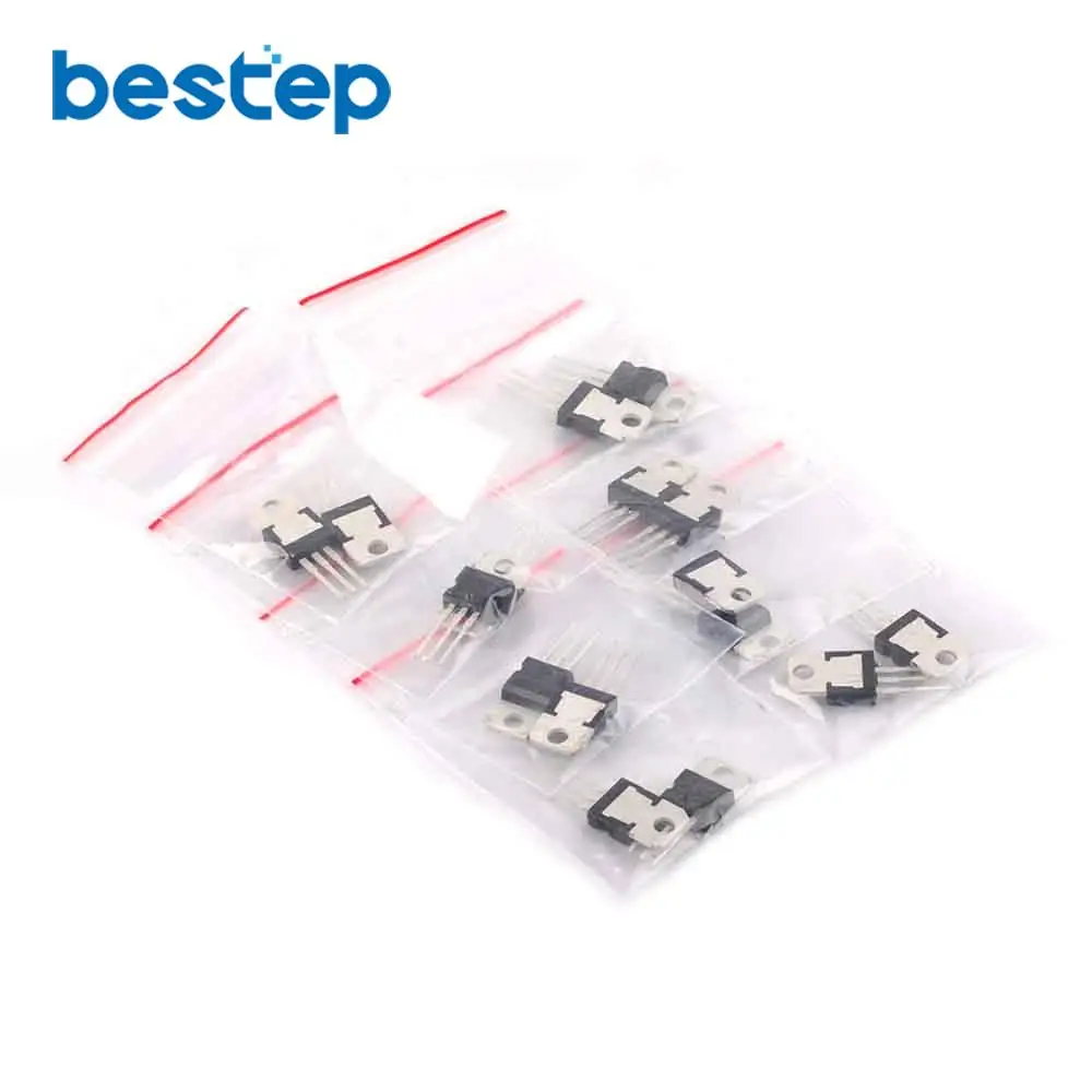 

7805 7809 7812 7815 7905 7912 7915 LM317 to-220 16PCS=8value*2pcs Three-terminal Regulator Transistor kit