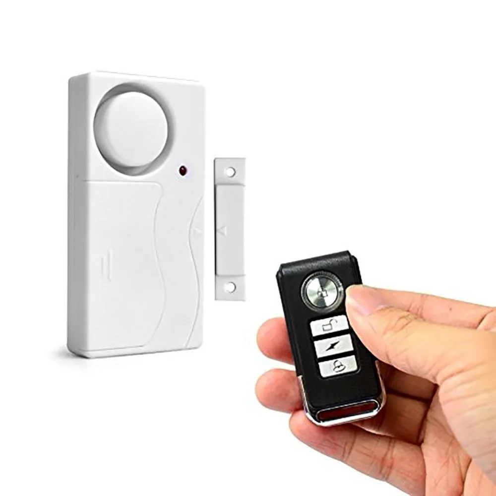 

105dB Wireless Door Window Security Voice Alarm Remote Control & Magnetic Sensor Anti-Theft Home Security Entry Burglar Alarm