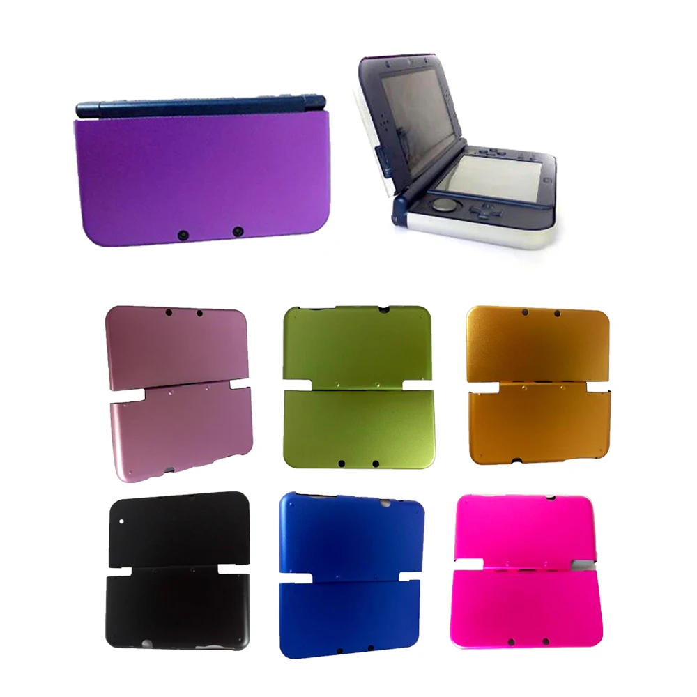 

100PCS a lot High quality Aluminum Hard Metal Box Protective Skin Cover Housing Case Shell Protector For NEW 3DSLL