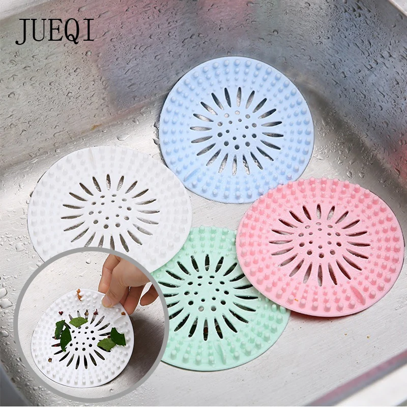 

Round Floor Drain Cover Plug Water Filter Hair Catcher Strainer Cork Kitchen Silicone Sink Bathroom Anti-blocking Colander