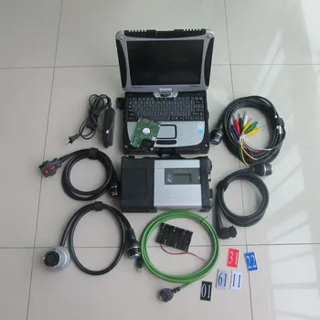 

2018 Wifi MB Star C5 sd connect diagnostic tool work for MB cars and trucks with V2018.05 Software installed well in CF19 Laptop