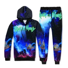 Лидер продаж, свободный свитер с длинными рукавами и капюшоном с рисунком из мультфильма, большие размеры, длинные штаны, повседневный комплект из двух предметов с круглым вырезом, мужские комплекты с принтом