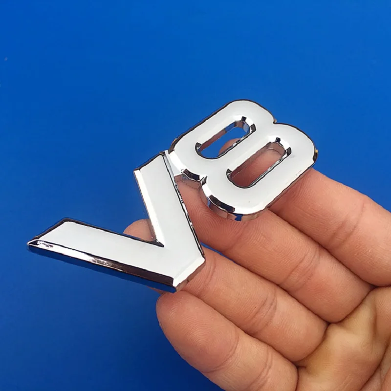 

3D Car Logo Sticker Emblem Auto Badge Decal For V6V8 Mercedes BMW Audi VW Ford Fiesta Mustang Ranger Nissan Toyota Honda Styling